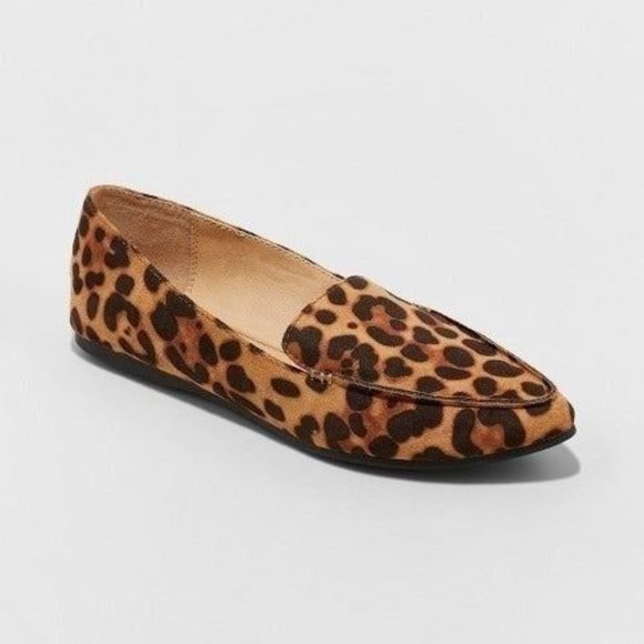 a new day Shoes - A New Day Micah Leopard Pointy Toe Loafers